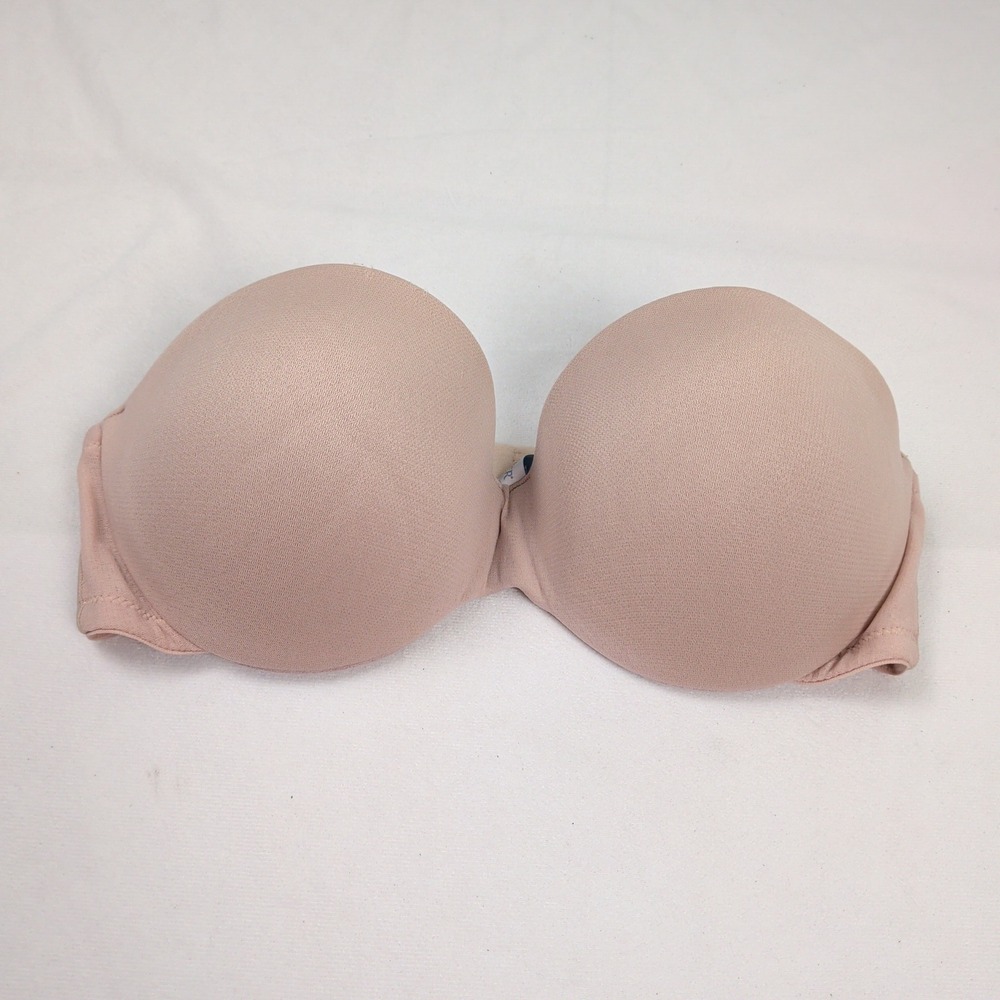 Strapless Underwire Bra Nude Beige 36C